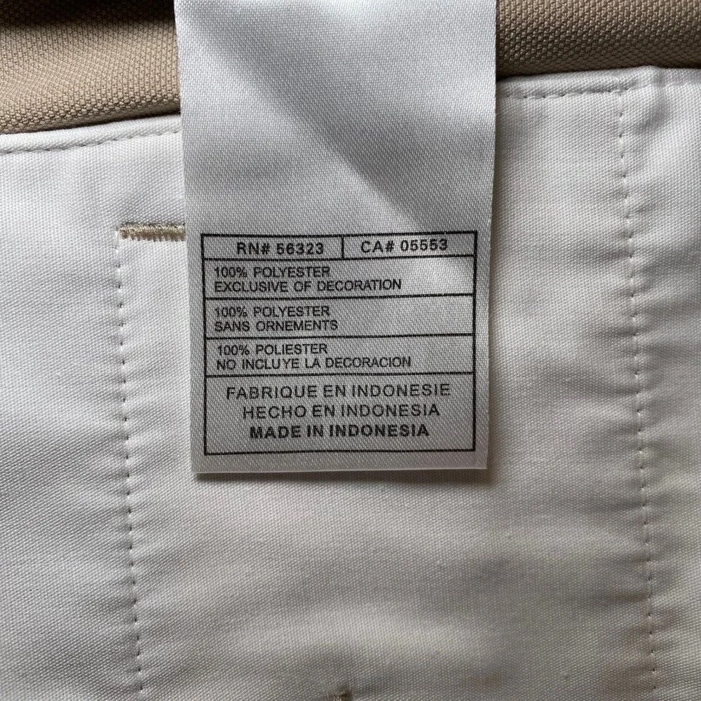 Nike Golf Dri-FIT Performance Golf Shorts Men's 38‎ Beige Khaki Flat Front